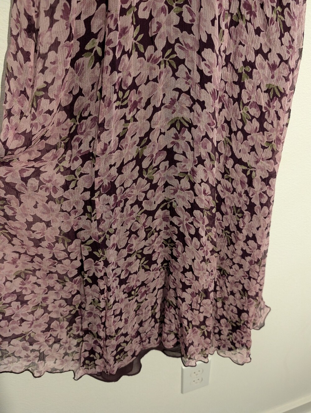Vintage Silk Midi Dress - Picture 3 of 8